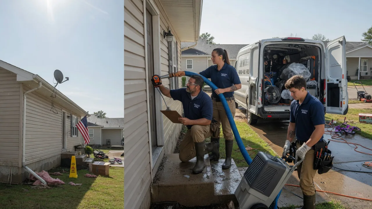 Ceiling Water Damage Restoration in Memphis, NE near me